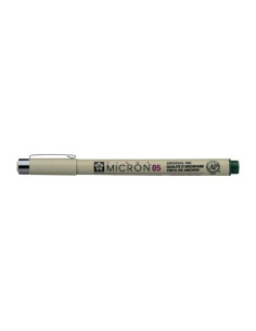 Pigma Micron 05 Verde Oscuro, de Sakura