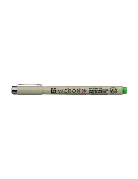 Pigma Micron 05 Verde Claro, de Sakura