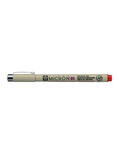 Pigma Micron 05 Rojo, de Sakura