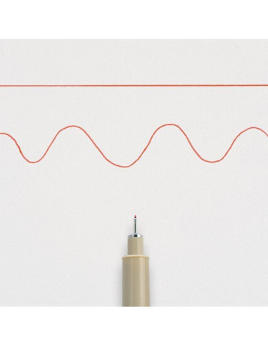 Pigma Micron 01 Rojo, de Sakura