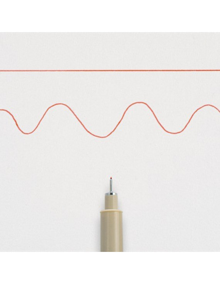 Pigma Micron 01 Rojo, de Sakura