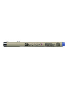 Pigma Micron 01 Azul, de Sakura