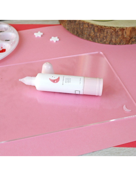 Base de metacrilato para mix media