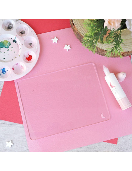 Base de metacrilato para mix media