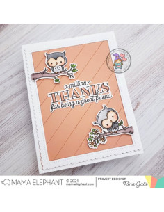 Troquel Note of Thanks de Mama Elephant 2