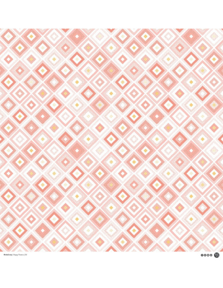 Kit 30x30 Happy Flowers de ModaScrap