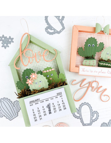 Troquel Cacti Shaker de Modascrap