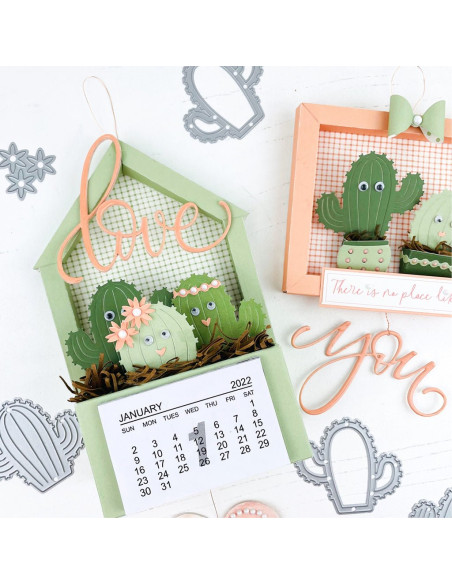 Troquel Cacti Shaker de Modascrap