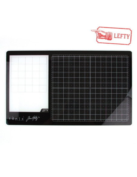 Base de cristal para corte y mix media de Tim Holtz