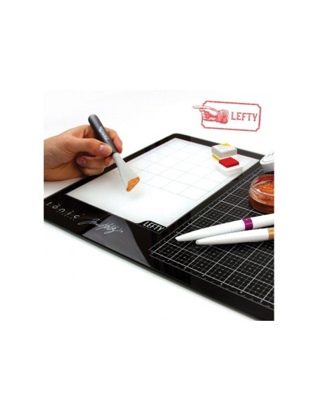 Base de cristal para corte y mix media de Tim Holtz