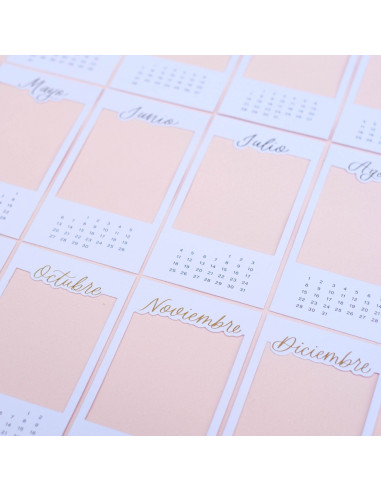 Set de marcos Calendario de Lora Bailora