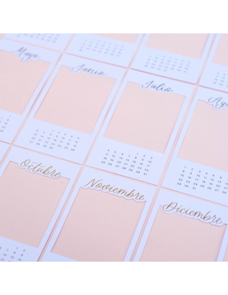 Set de marcos Calendario de Lora Bailora