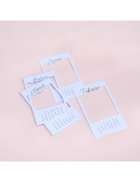 Set de marcos Calendario de Lora Bailora