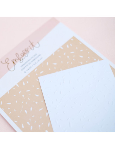 Carpeta de Embossing Pétalos Lora Bailora