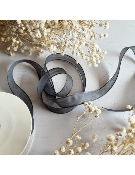 1m lazo gasa rosa bailarina 15mm