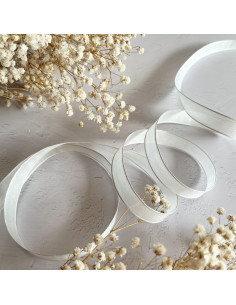 1m lazo gasa blanco 15mm 2