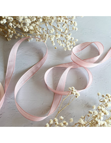 1m lazo gasa rosa bailarina 15mm