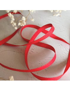 1m lazo lino FINO rojo 6mm 2