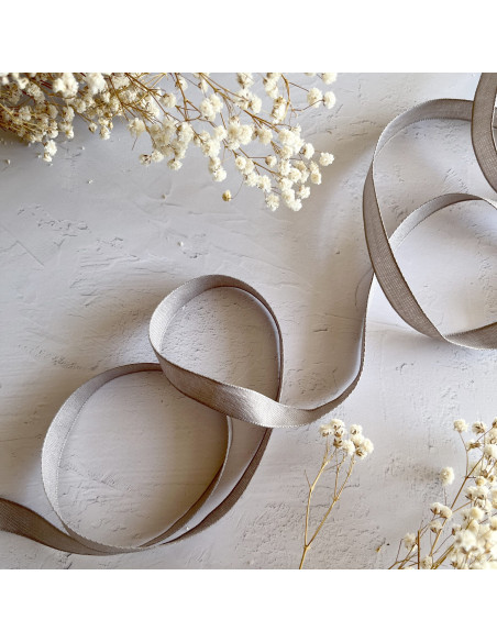 1m lazo lino azul esmeralda 12mm