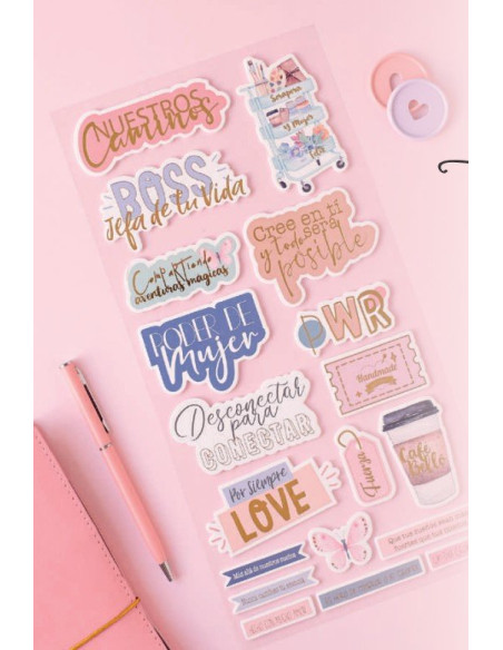 Pegatinas Foam Nuestros Caminos de Johanna Rivero