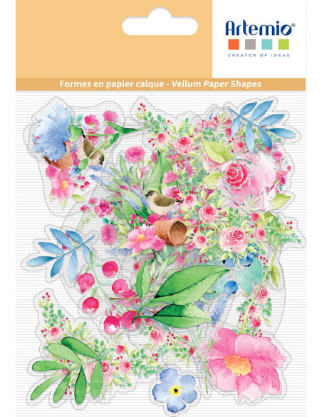 Troquelados vellum Au Jardin Artemio