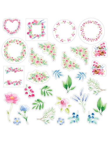 Troquelados vellum Au Jardin Artemio