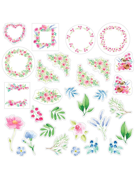 Troquelados vellum Au Jardin Artemio