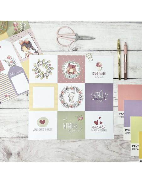 Recortables Chibi Abecedario de Paraes