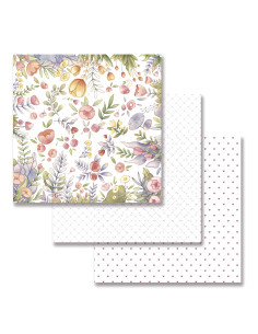 Kit Papel cebolla 12x12 Chibi Abecedario de Paraes 2