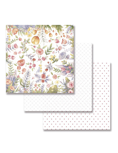 Kit Papel cebolla 12x12 Chibi Abecedario de Paraes