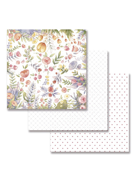 Kit Papel cebolla 12x12 Chibi Abecedario de Paraes