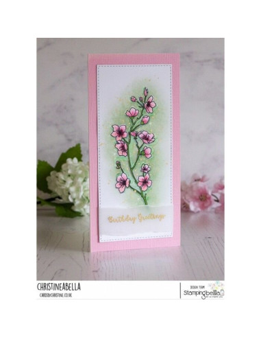 Sello de Caucho Cherry Blossom Branch de Stamping bella