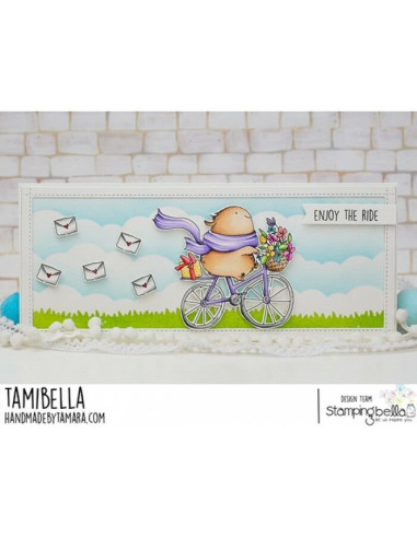 Sello de Caucho Guinea And A Bicycle de Stamping bella