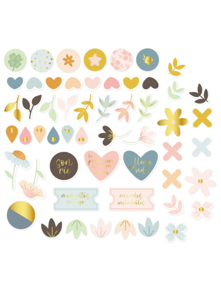 Troquelados en Papel Cebolla Vida de Mintopia