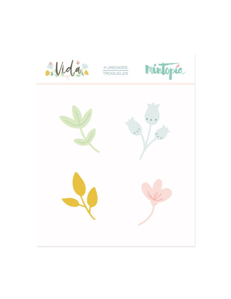 Troquel Mini Flores Vida de Mintopia