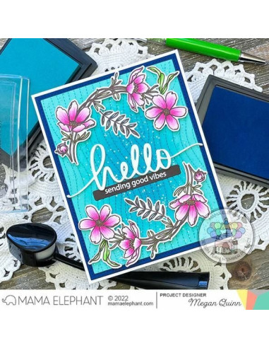 Sellos  Cosmos Wreath Mama Elephant