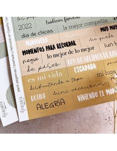 Pack pegatinas My Rita's Diary 2022 2