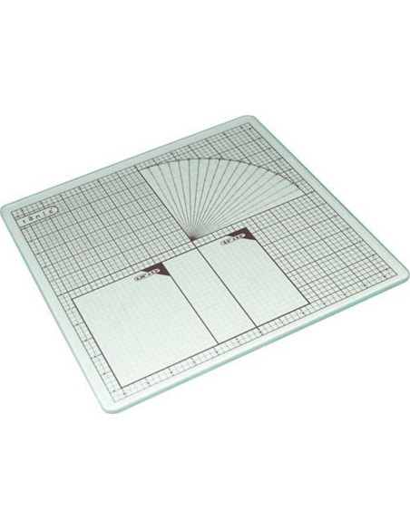 Tabla de corte de vidrio templado con rejilla de medición, 12 x 12 Tonic Studio