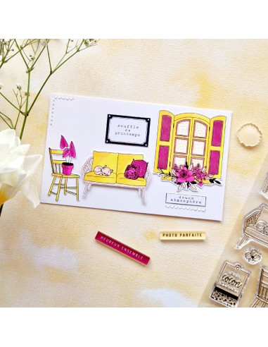 Sello+Troquel Instants Fleuris, Florileges