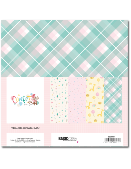 Kit de Papel Cebolla Confeti Sami Garra