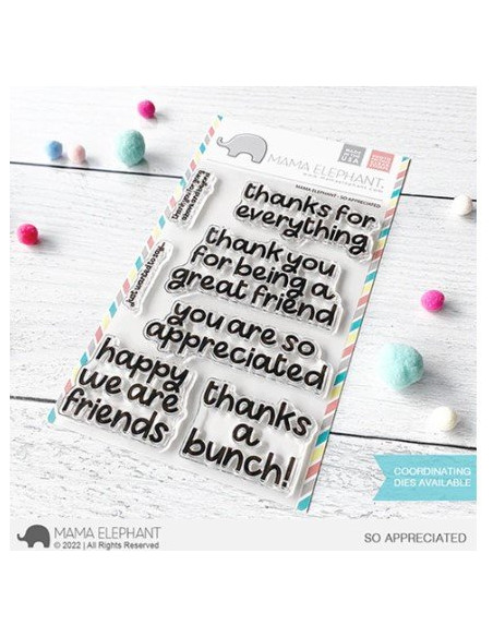 Sello So Appreciated  Mama Elephant