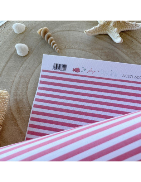 Tela de Encuadernar Listas de Playa, Playa o Piscina Alúa Cid