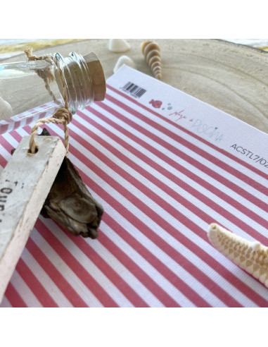 Tela de Encuadernar Listas de Playa, Playa o Piscina Alúa Cid