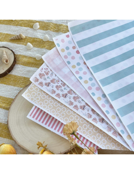 Tela de Encuadernar Listas de Piscina, Playa o Piscina Alúa Cid