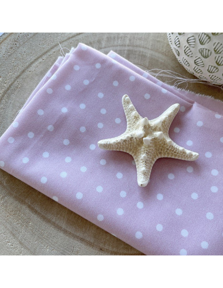 Tela Topitos en rosa, Playa o Piscina Alúa Cid