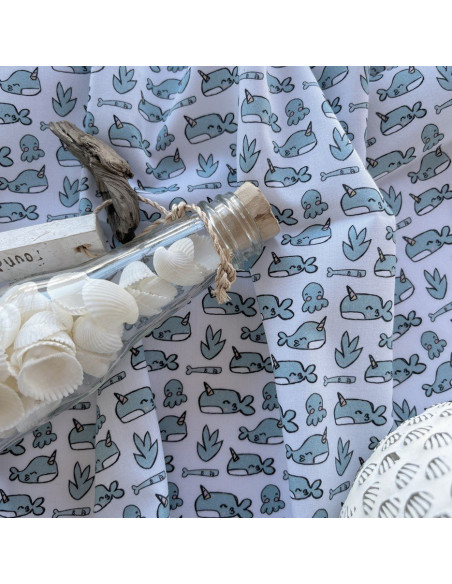 Tela Bajo el mar, Playa o Piscina Alúa Cid