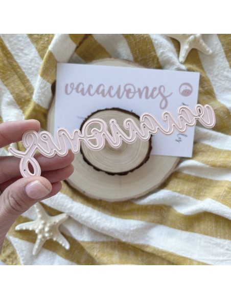 Troquel XL Vacaciones Playa o Piscina Alúa Cid