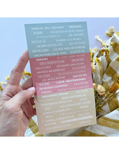 Set de pegatinas Playa o Piscina Alúa Cid