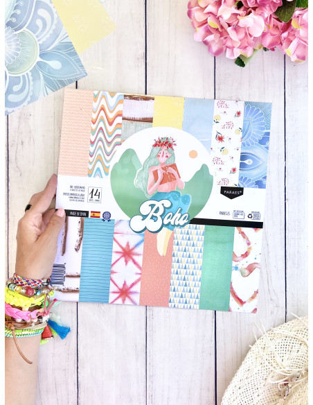 Kit de papeles Boho de Paraes