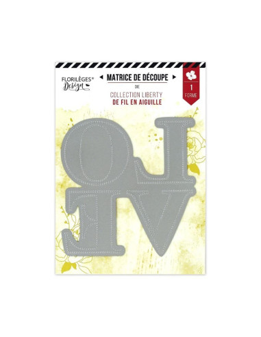 Troquel Love Piercing de Fil en Aiguille de Floriléges